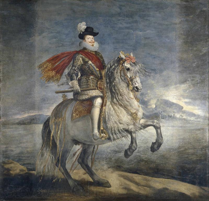 Diego Velazquez Equestrian Portrait of Philip III France oil painting art